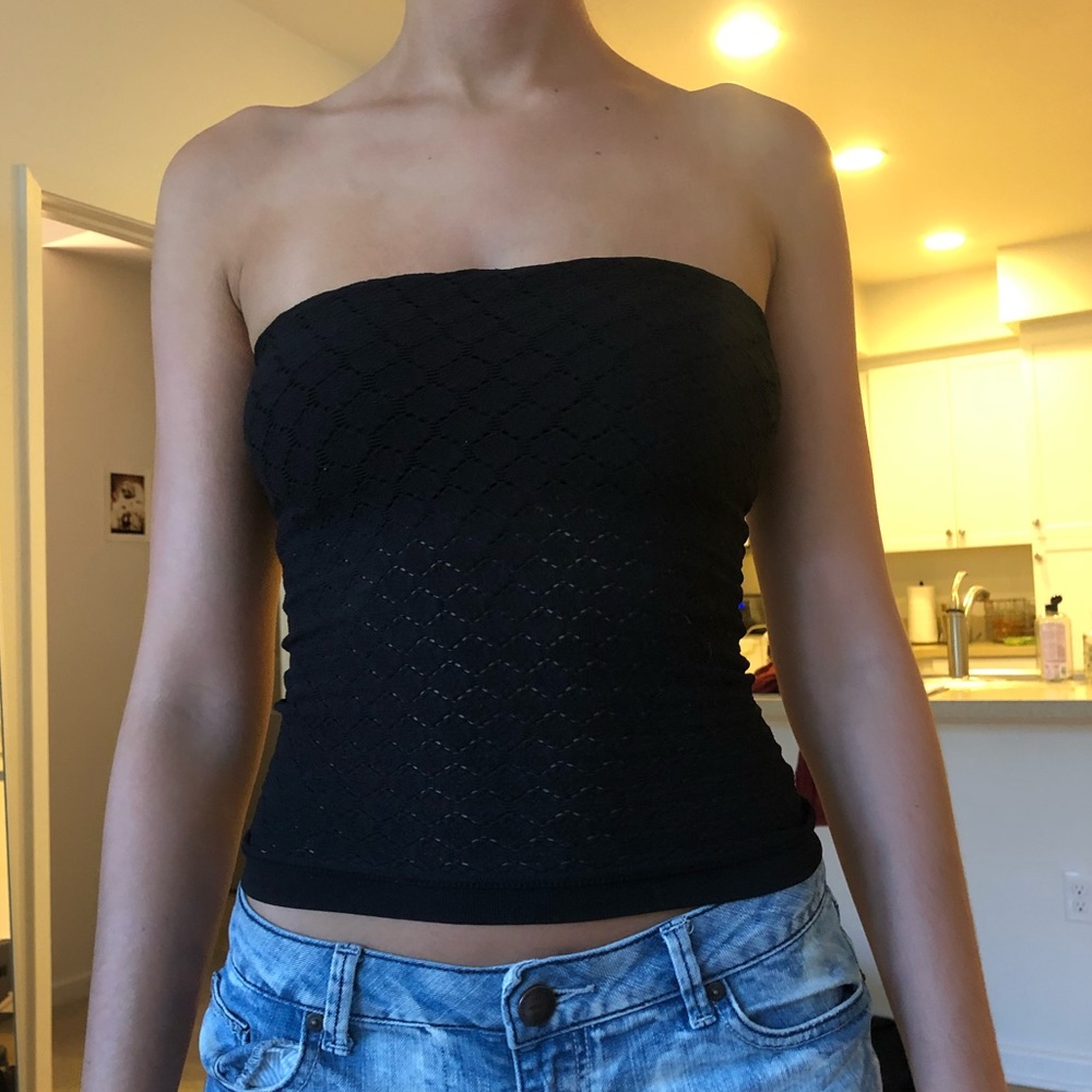 Free People Black Tube Top